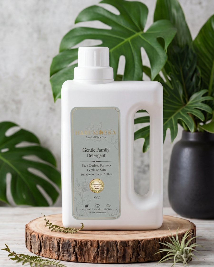 HarumEra Gentle Family Detergent with botanical styling